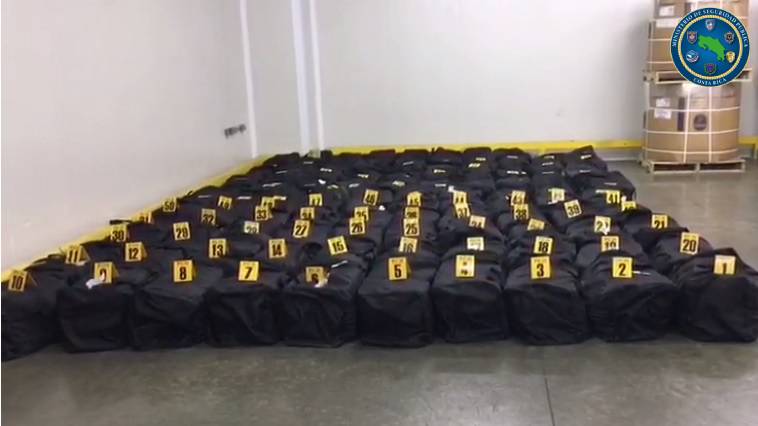 Encuentran más de 3 mil kilos de cocaína a contenedor que se dirigía a Holanda