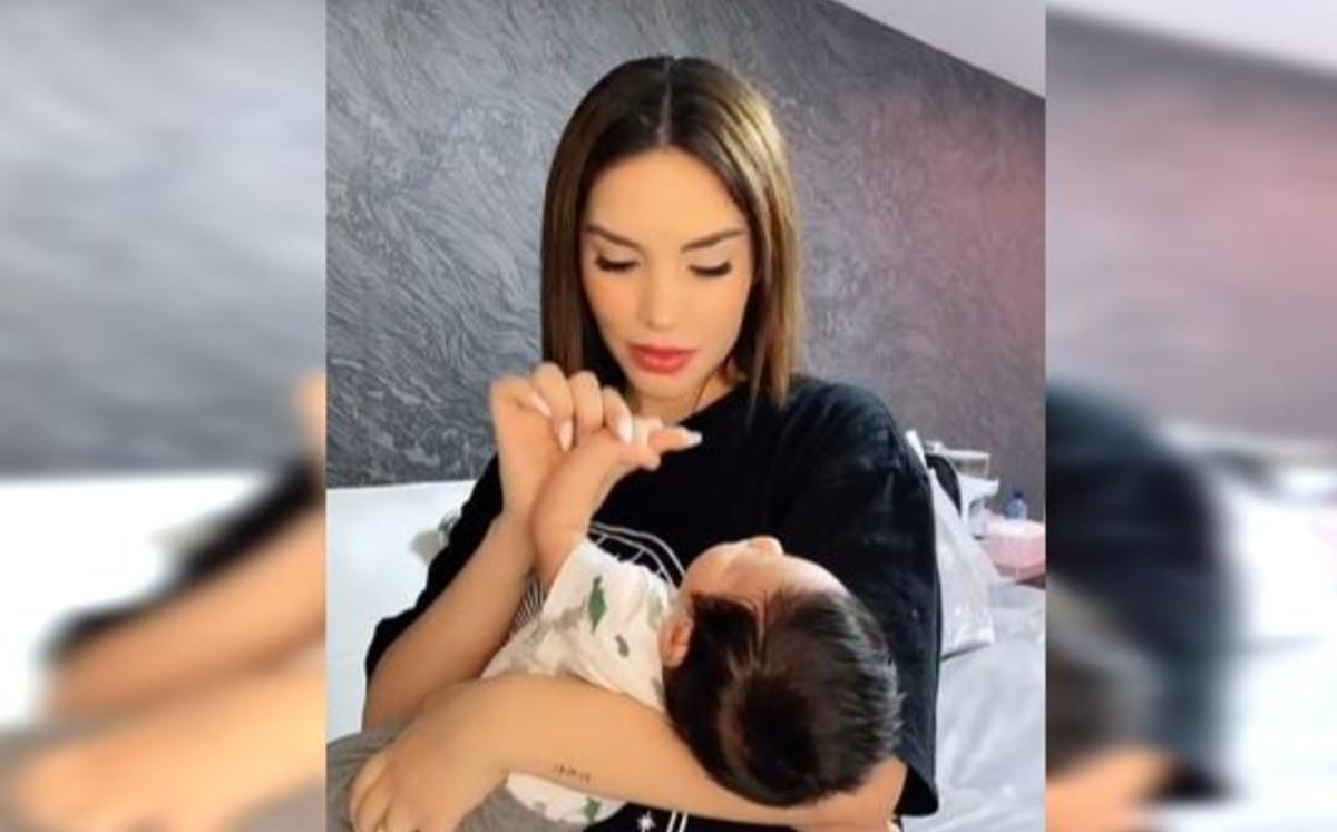 La cantante publicó un vídeo en su cuenta de TikTok. Foto: Captura de pantalla