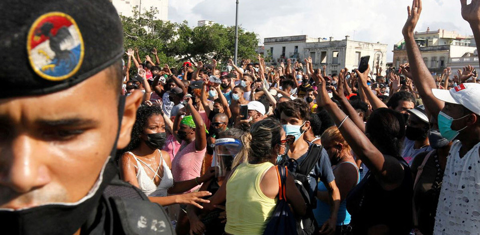 El canciller cubano culpó a mercenarios financiados por Estados Unidos por las protestas. (Foto: Reuters) El canciller cubano culpó a mercenarios financiados por Estados Unidos por las protestas. (Foto: Reuters)