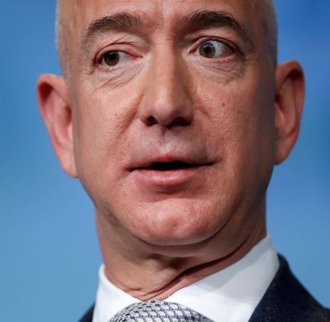 Jeff Bezos, fundador de Blue Origin y CEO de Amazon. Jeff Bezos, fundador de Blue Origin y CEO de Amazon.