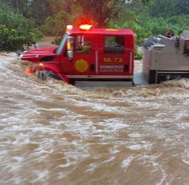 Activan alarmas de precaución por peligro de inundación en Upala Activan alarmas de precaución por peligro de inundación en Upala