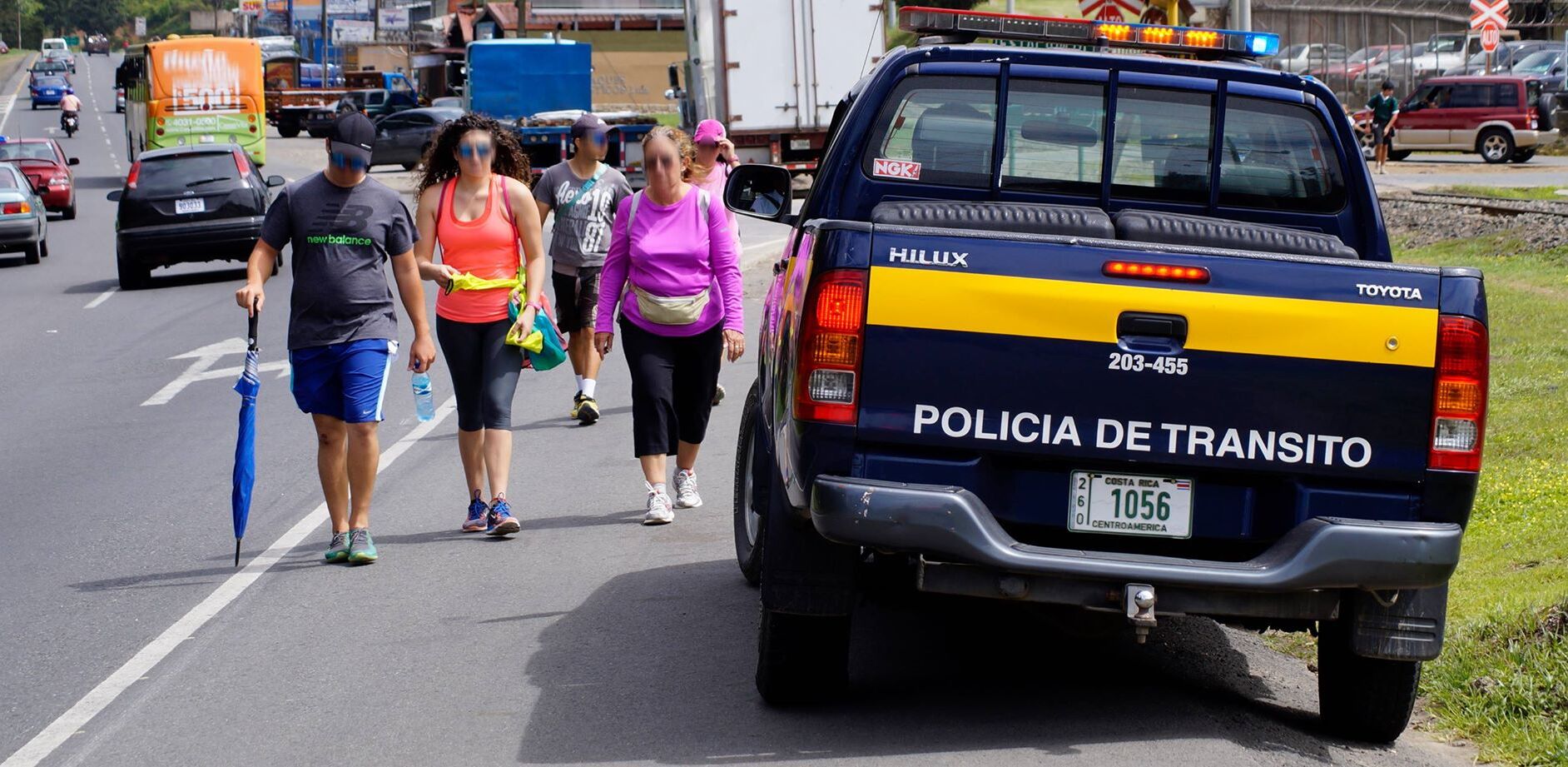 Fuerza Pública reporta cuatro personas asaltadas y una atropellada durante la romería Fuerza Pública reporta cuatro personas asaltadas y una atropellada durante la romería
