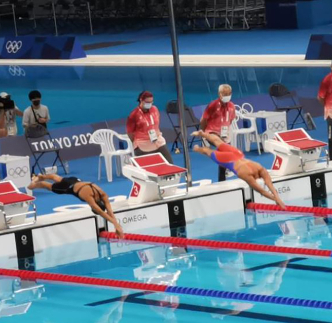 La competencia se llevó a cabo en el Tokio Acuatic Centre. La competencia se llevó a cabo en el Tokio Acuatic Centre.