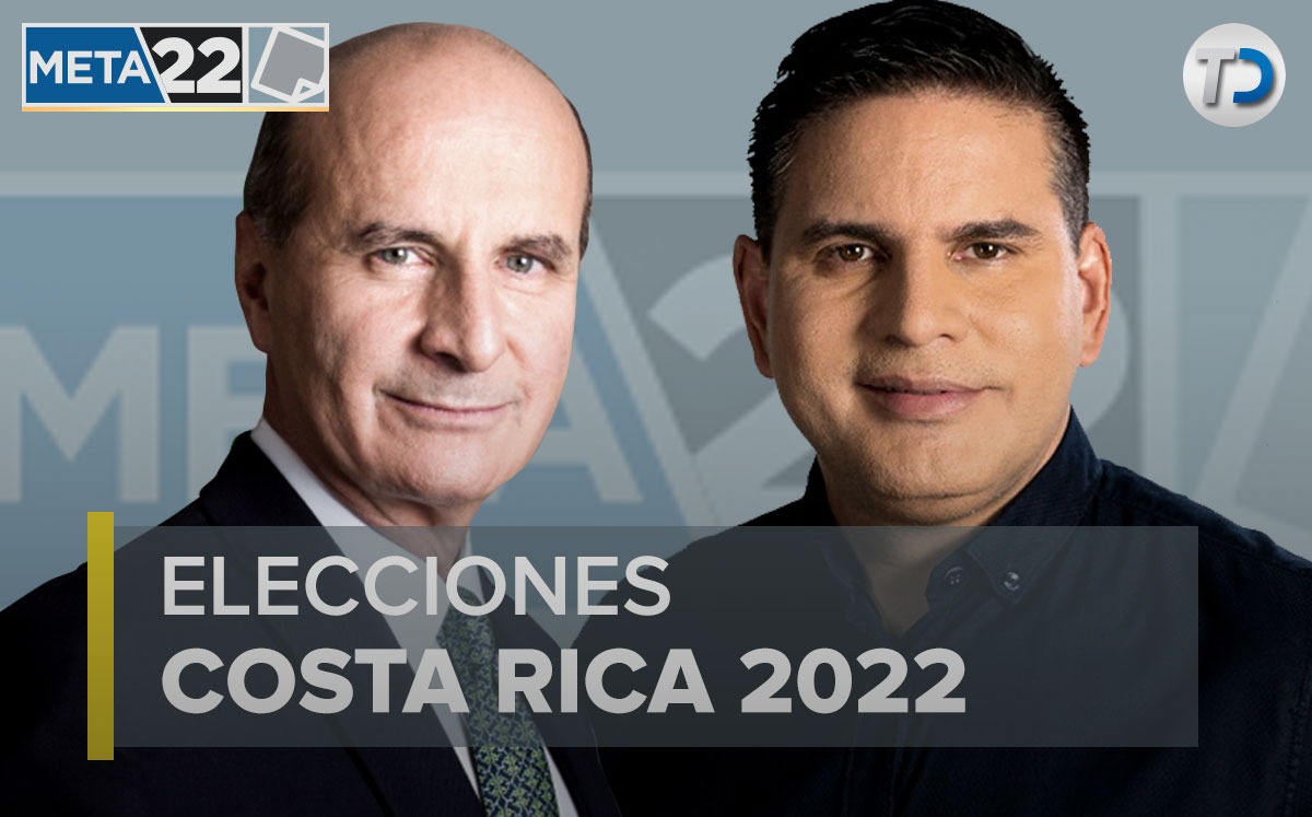 José María Figueres y Fabricio Alvarado. (Telediario CR)