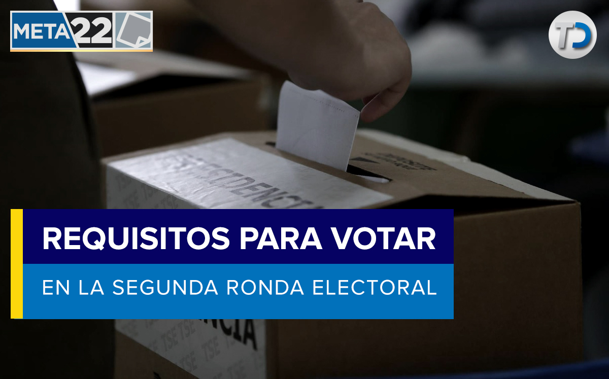 Requisitos para votar en segunda ronda electoral de Costa Rica