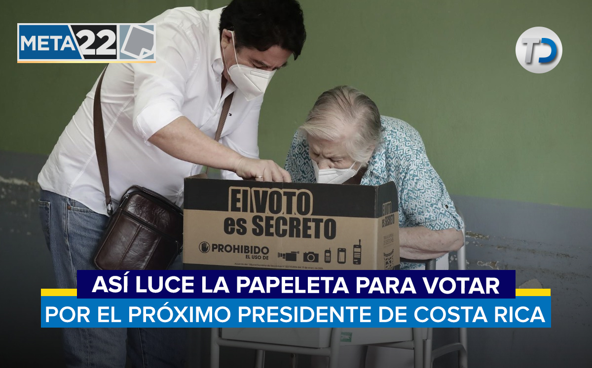 Así se verá la papeleta presidencial para la segunda ronda electoral