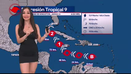 El clima de hoy 23 de Septiembre, con Emily Quiñones| Telediario Costa Rica