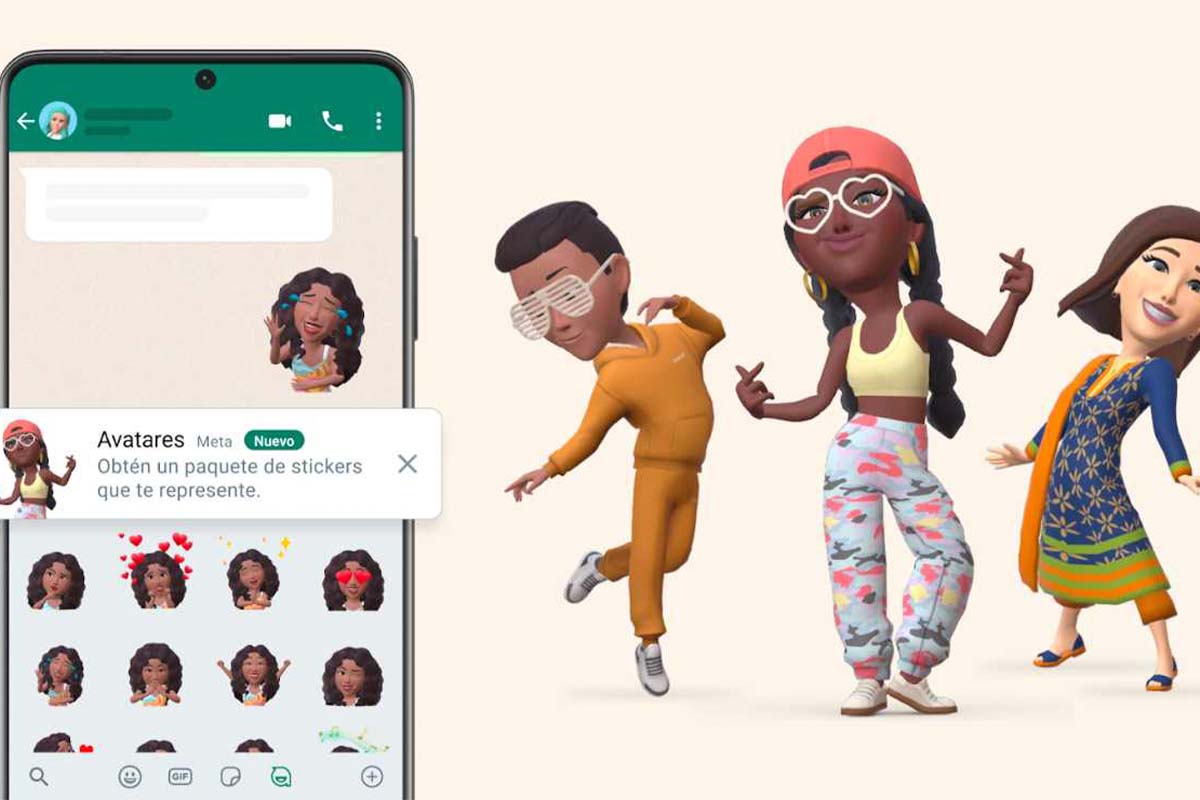 Según WhatsApp, enviar avatares a amigos y familiares es una forma rápida y divertida de compartir lo que el usuario siente. Según WhatsApp, enviar avatares a amigos y familiares es una forma rápida y divertida de compartir lo que el usuario siente.