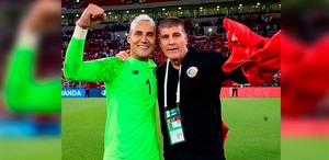 Esta ocasión fue el preparador de porteros, Luis Esta ocasión fue el preparador de porteros, Luis