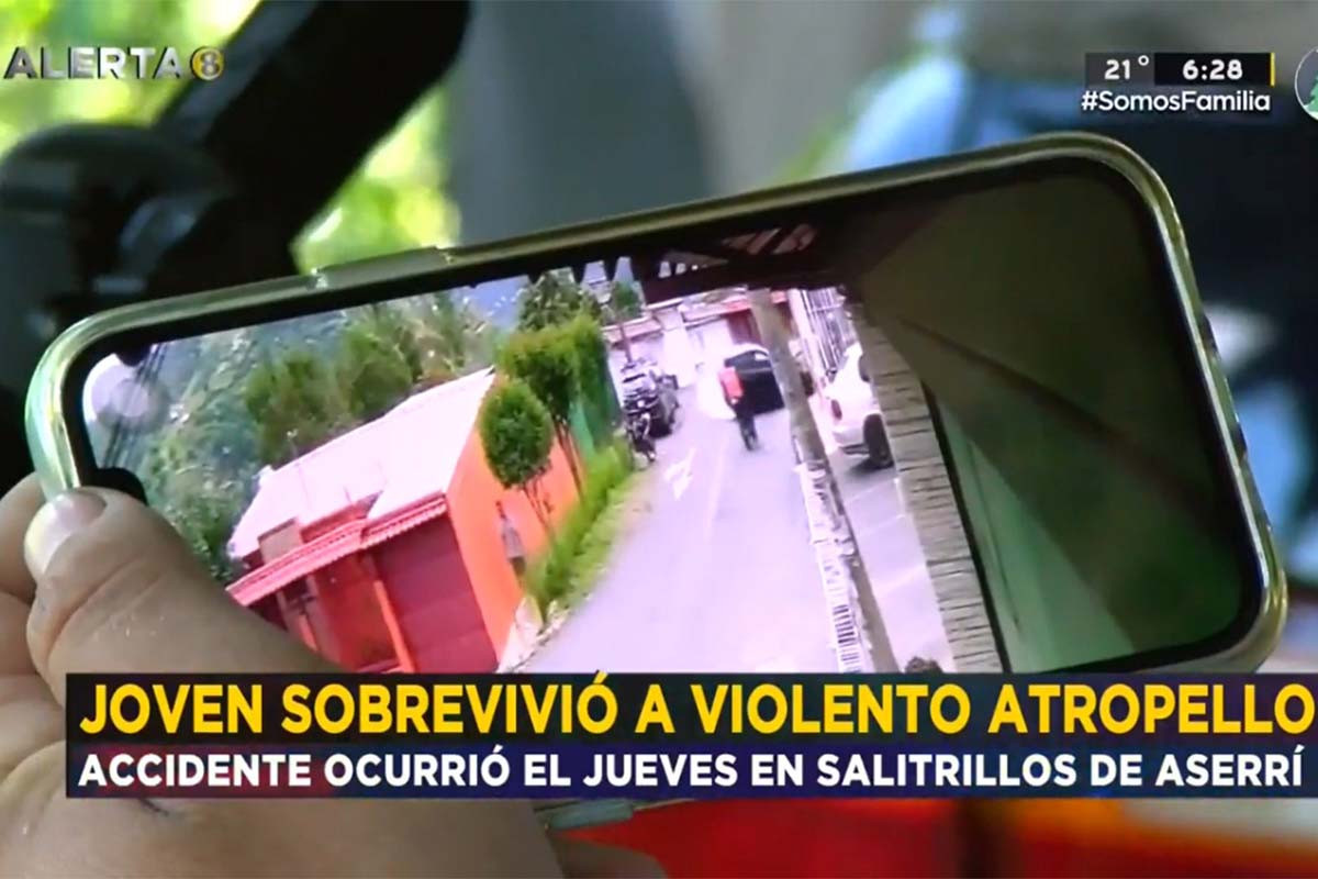 Días después de la tragedia, el joven de 27 años habló con Alerta 8 y contó lo que le pasó por la mente al momento del percance.