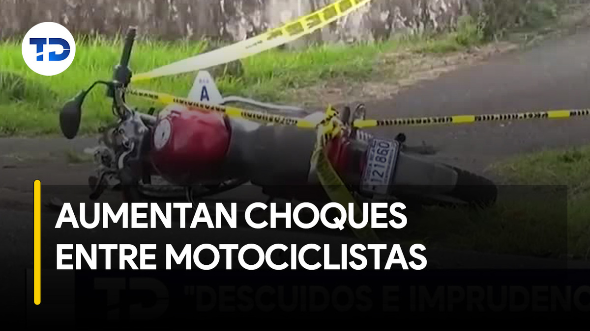 Choques entre motociclistas van en aumento en Costa Rica Telediario