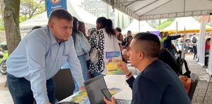 Feria de empleo en Heredia.