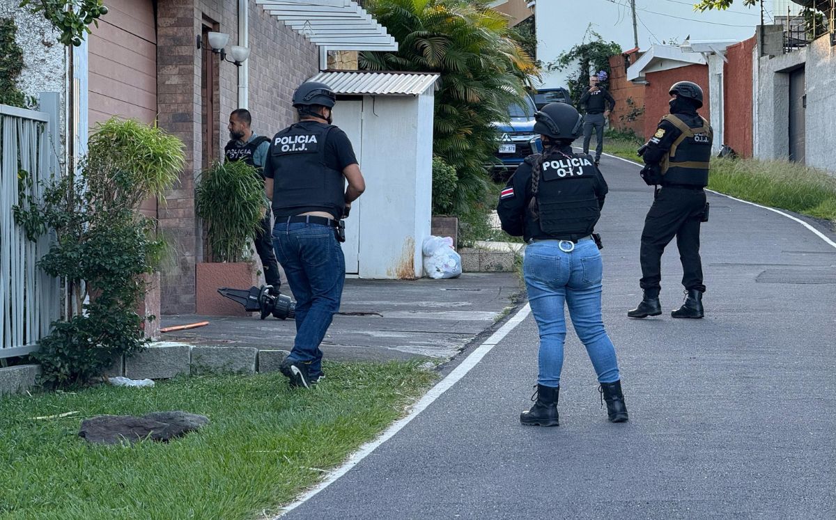OIJ ejecutó 24 allanamientos en diferentes partes del país. (OIJ)