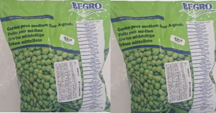 Alerta sanitaria por presencia de Listeria en guisantes congelados mar