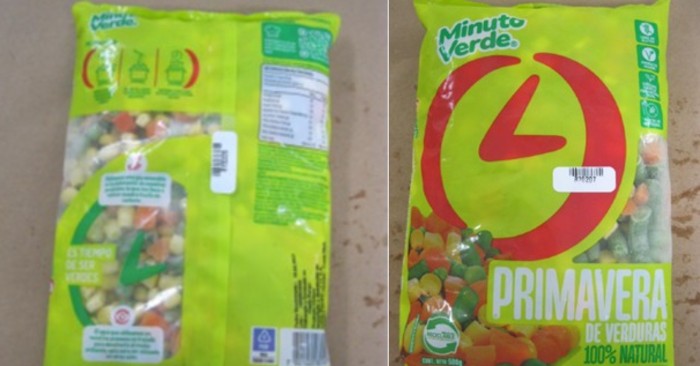 Alerta sanitaria por presencia de Listeria en vegetales congelados Minuto Verde