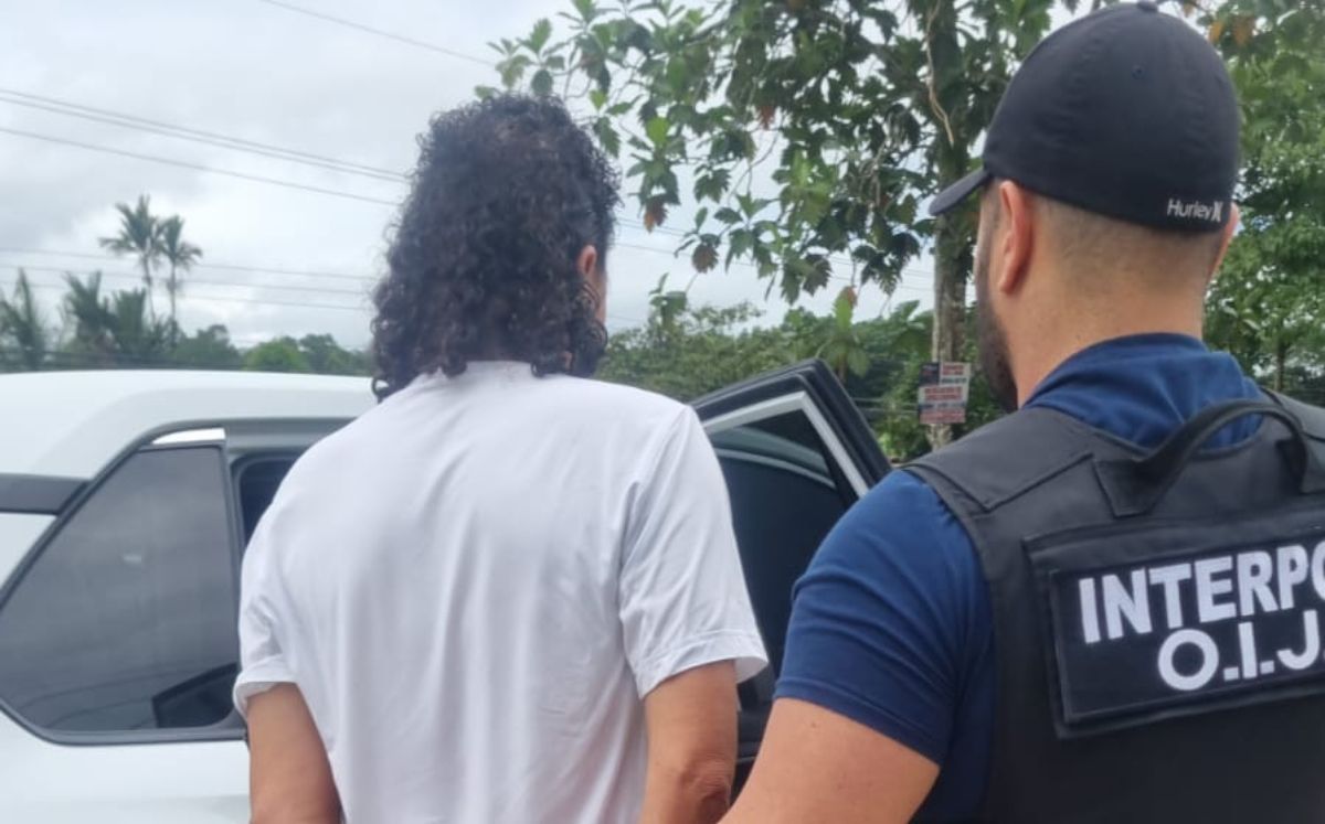 El hombre detenido es conocido como alias “John Cadenas”. (OIJ)