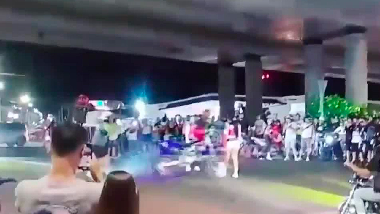 Influencers extranjeros visitaron el país durante rodada de motocicletas