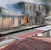 El incendio fue en San Juan de Dios de Desamparados. (Bomberos) El incendio fue en San Juan de Dios de Desamparados. (Bomberos)