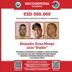 Estados Unidos ofrece una recompensa de hasta $500.000 por Alejandro Arias Monge.