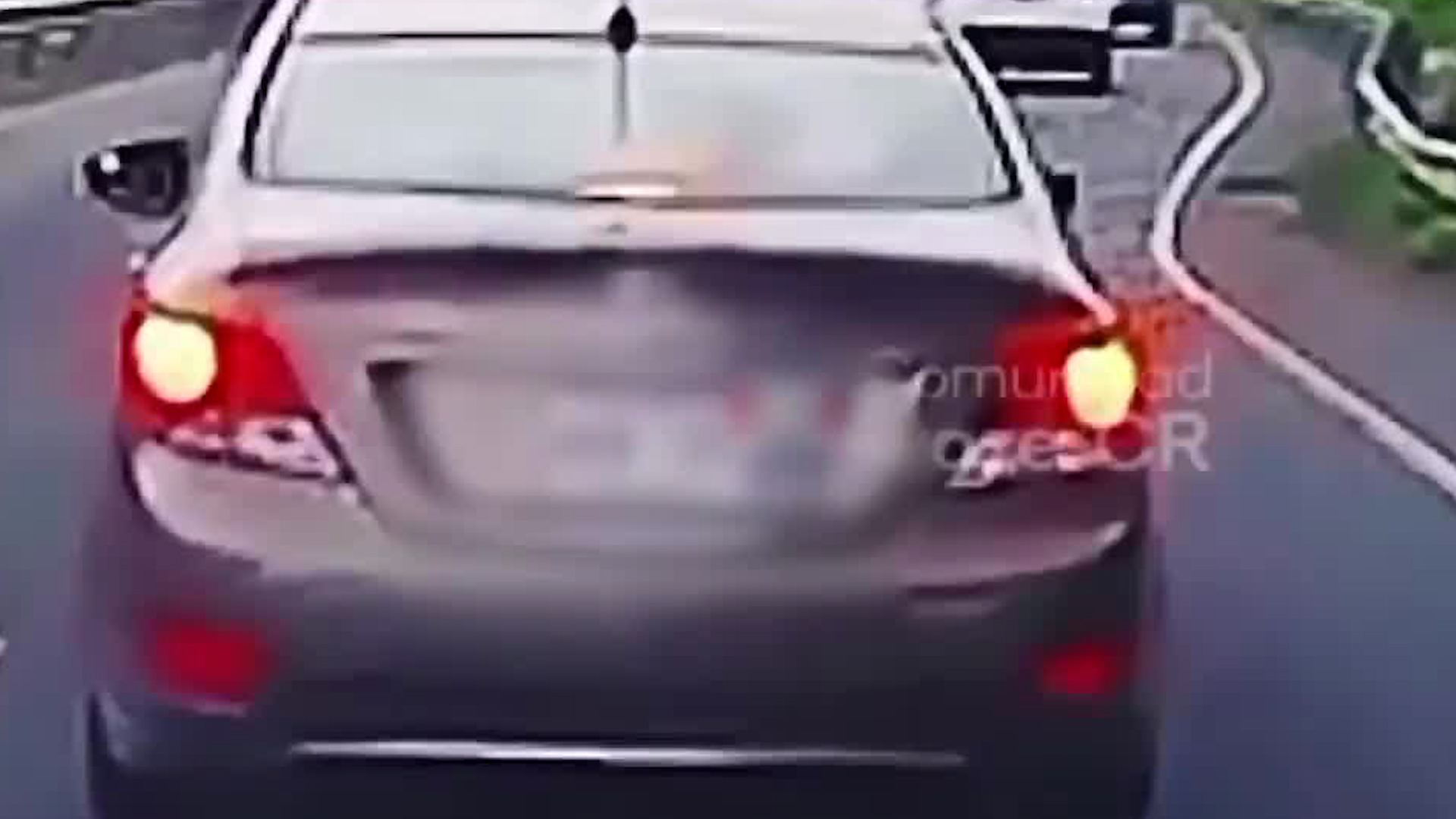 Video muestra peligrosa acción vial en ruta 32