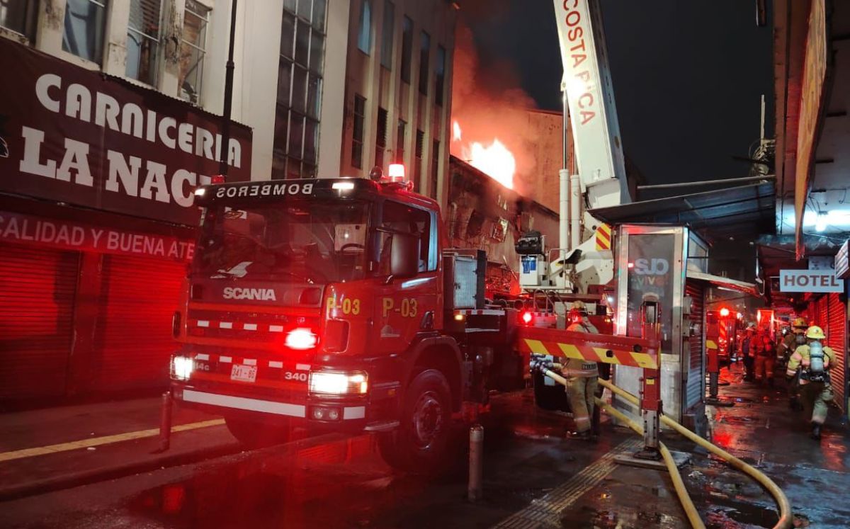 El incendio ocurrió la madrugada del martes 5 de agosto. (Bomberos)