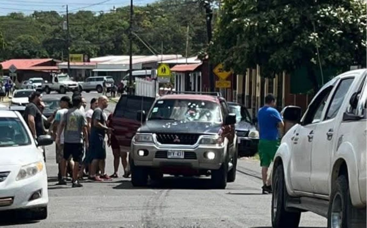 Una violenta balacera ocurrida la tarde de este jueves en el cantón de La Cruz.