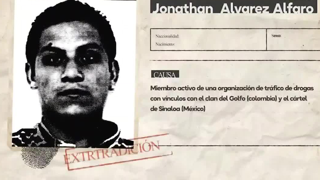 Este es el perfil de Jonathan Álvarez, extraditable costarricense