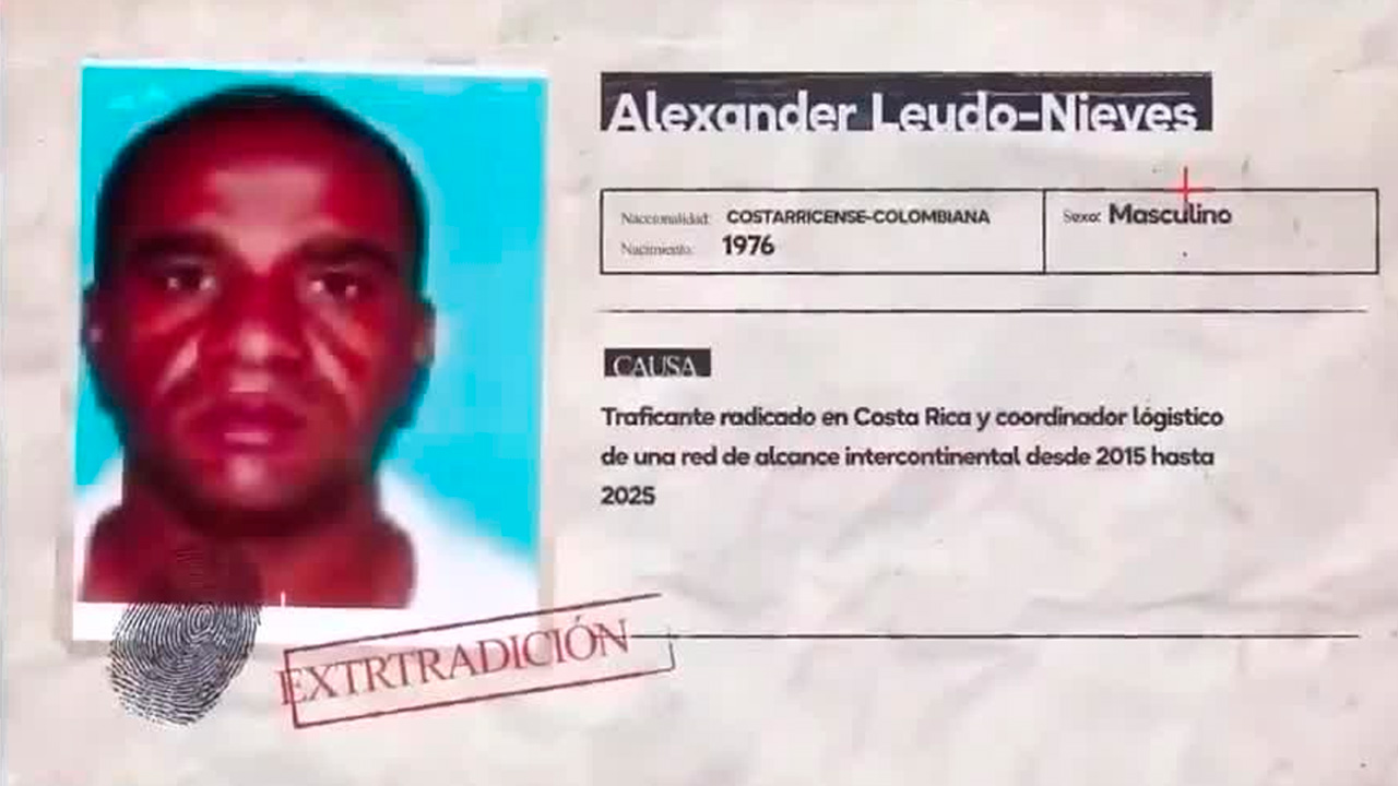 El extraditable Leudo Nieves será juzgado por separado