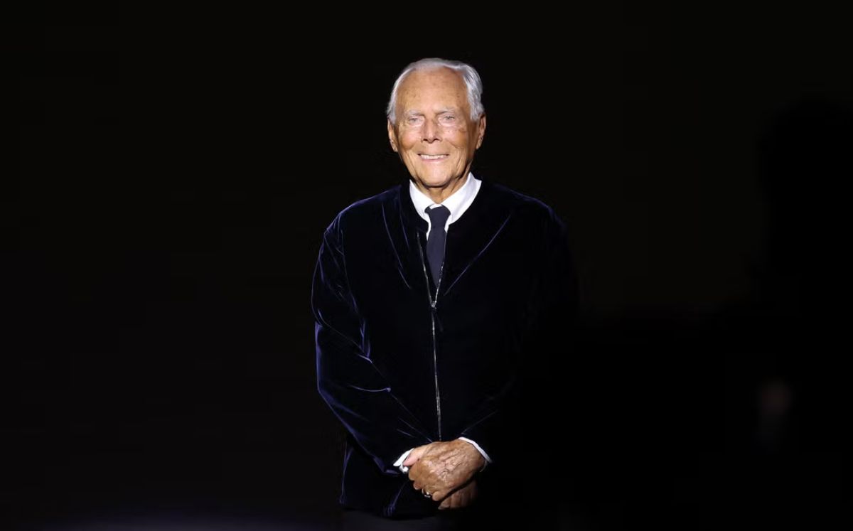 Giorgio Armani, diseñador y leyenda de las pasarelas. (ELLE-Getty Images)