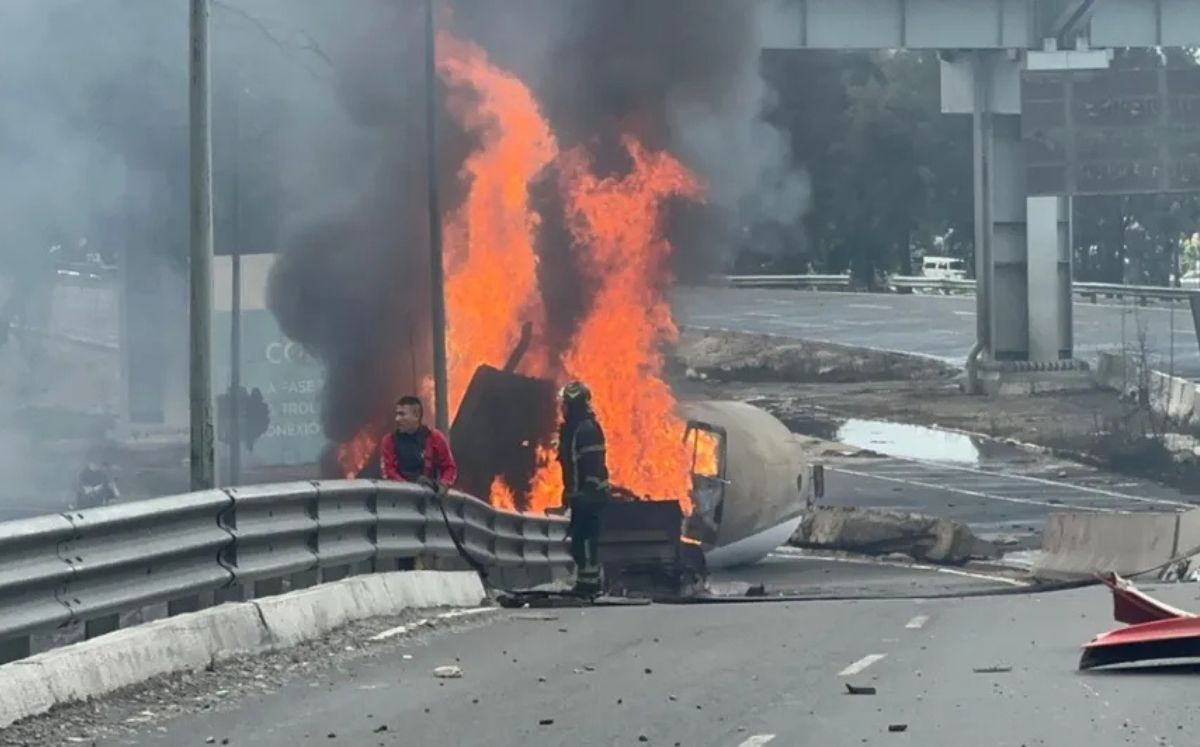 El accidente fue en Iztapalapa. (Milenio)