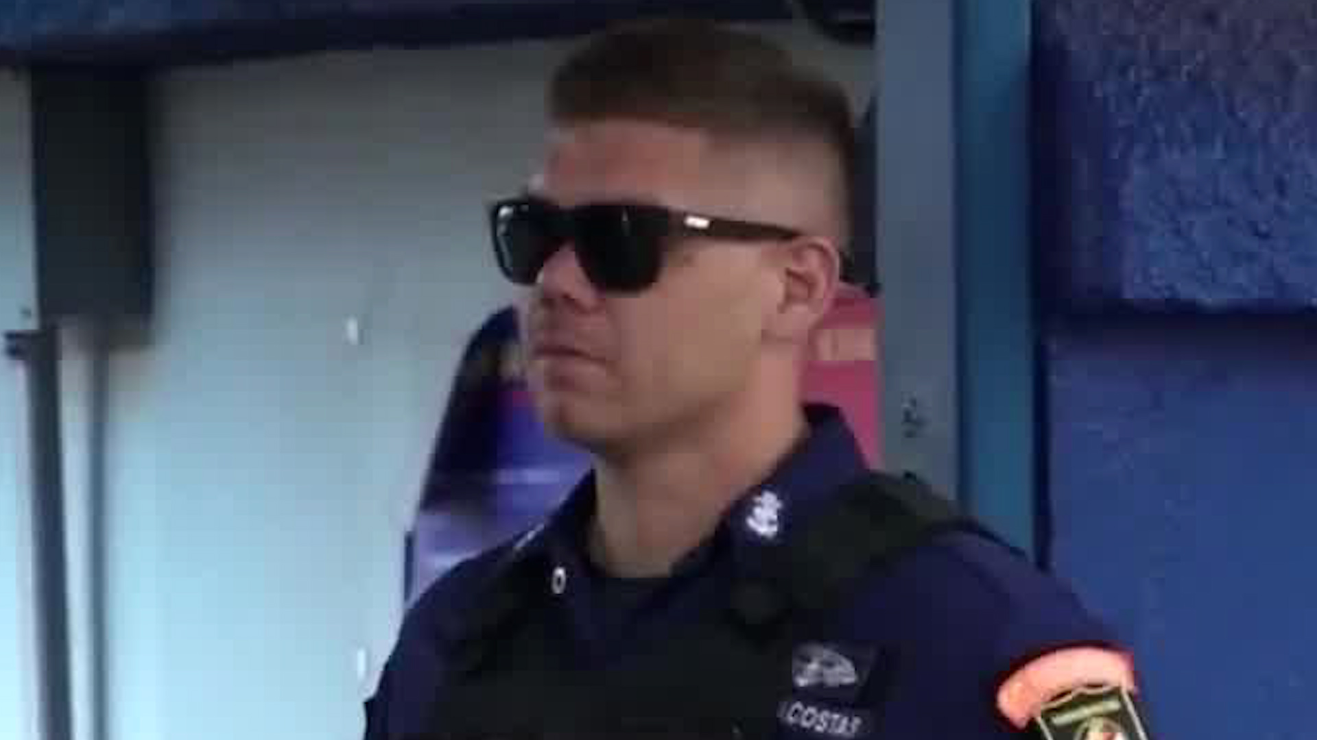 Policías de la GAO en Parrita trabajan sin agua potable