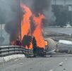 El accidente fue en Iztapalapa. (Milenio) El accidente fue en Iztapalapa. (Milenio)