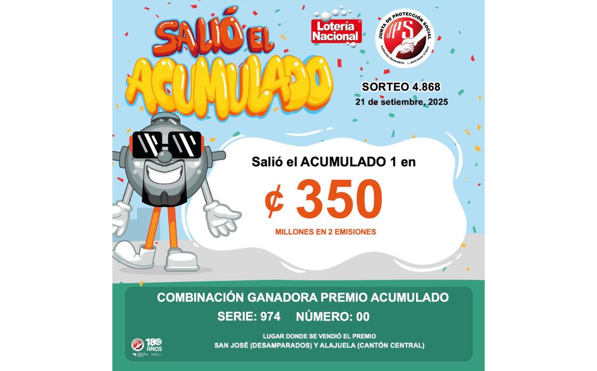 Combinación ganadora del Premio Acumulado. (JPS)