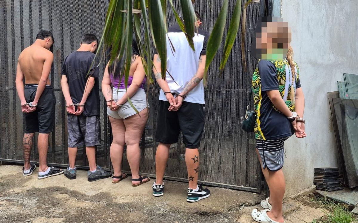 Operativo en La Cañada deja nueve detenidos por robos y posible narcolaboratorio clandestino