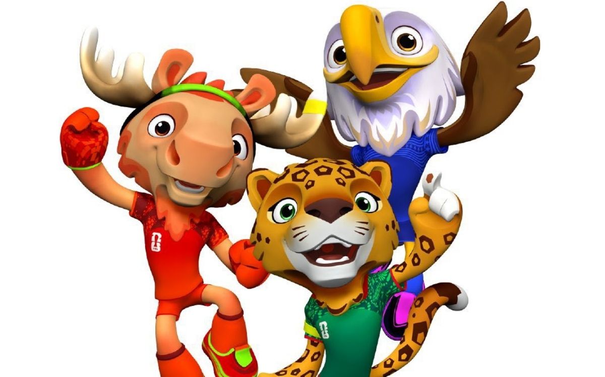 Zayu (México), Clutch (Estados Unidos) y Maple (Canadá) son los nombres de las mascotas oficiales.