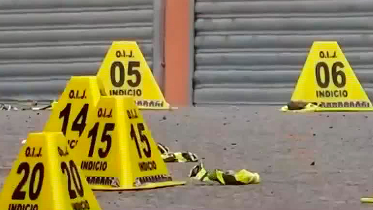Balacera en Alajuelita dejó a tres heridos