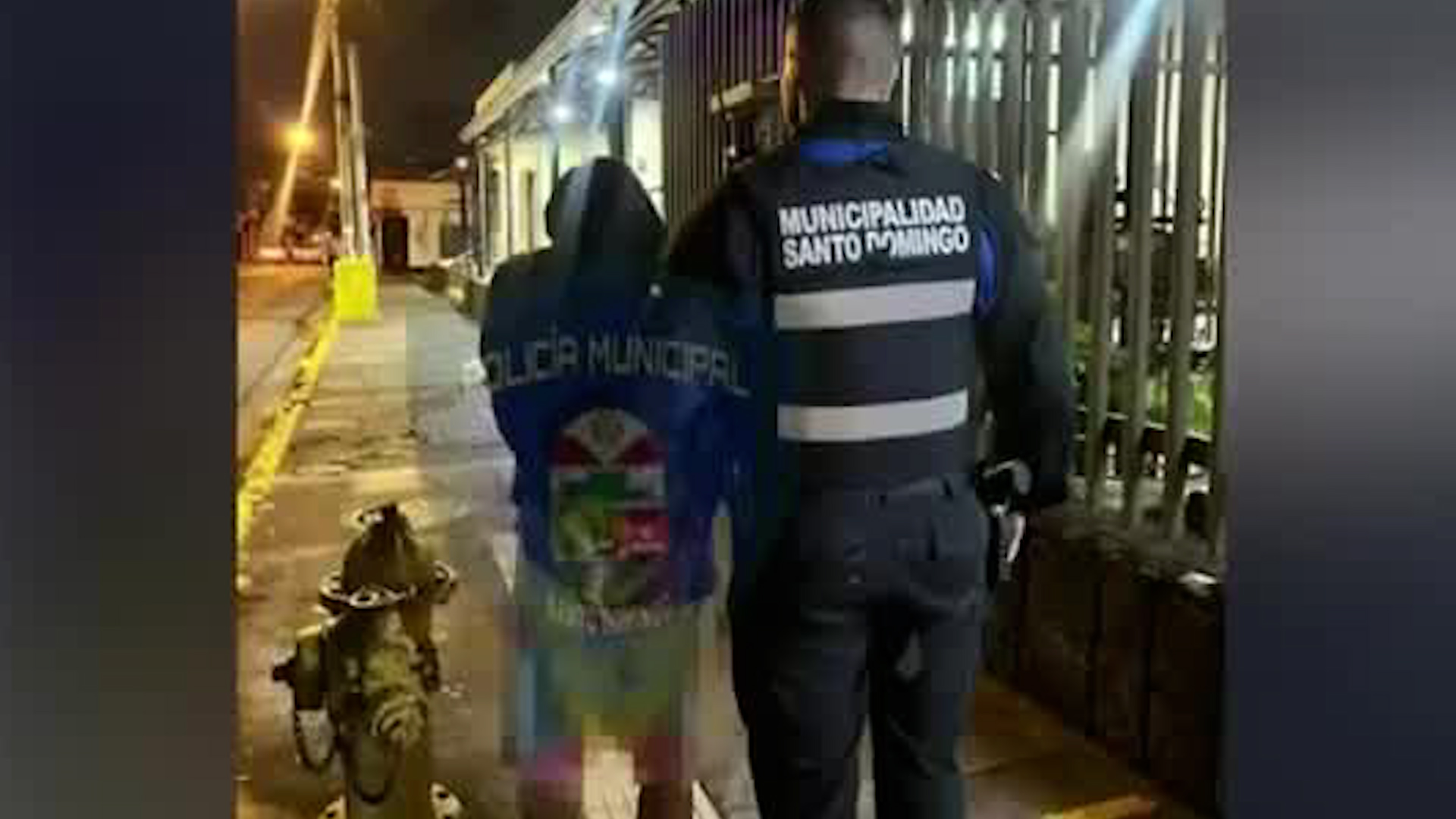 Detenido por actos sexuales en vía pública