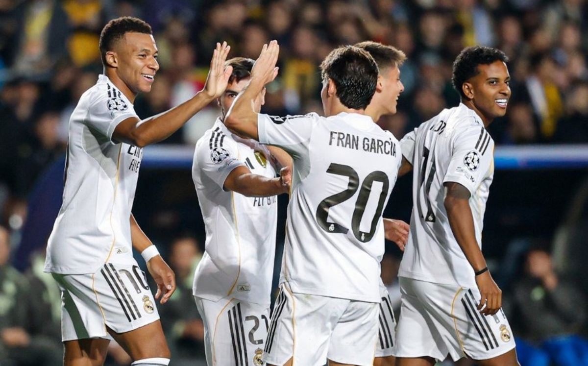 El Real Madrid desplegó un dominio contundente en la Champions League, imponiéndose 5-0 frente al Kairat Almaty.