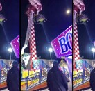 Accidente en juego mecánico “Booster” genera pánico en la Feria