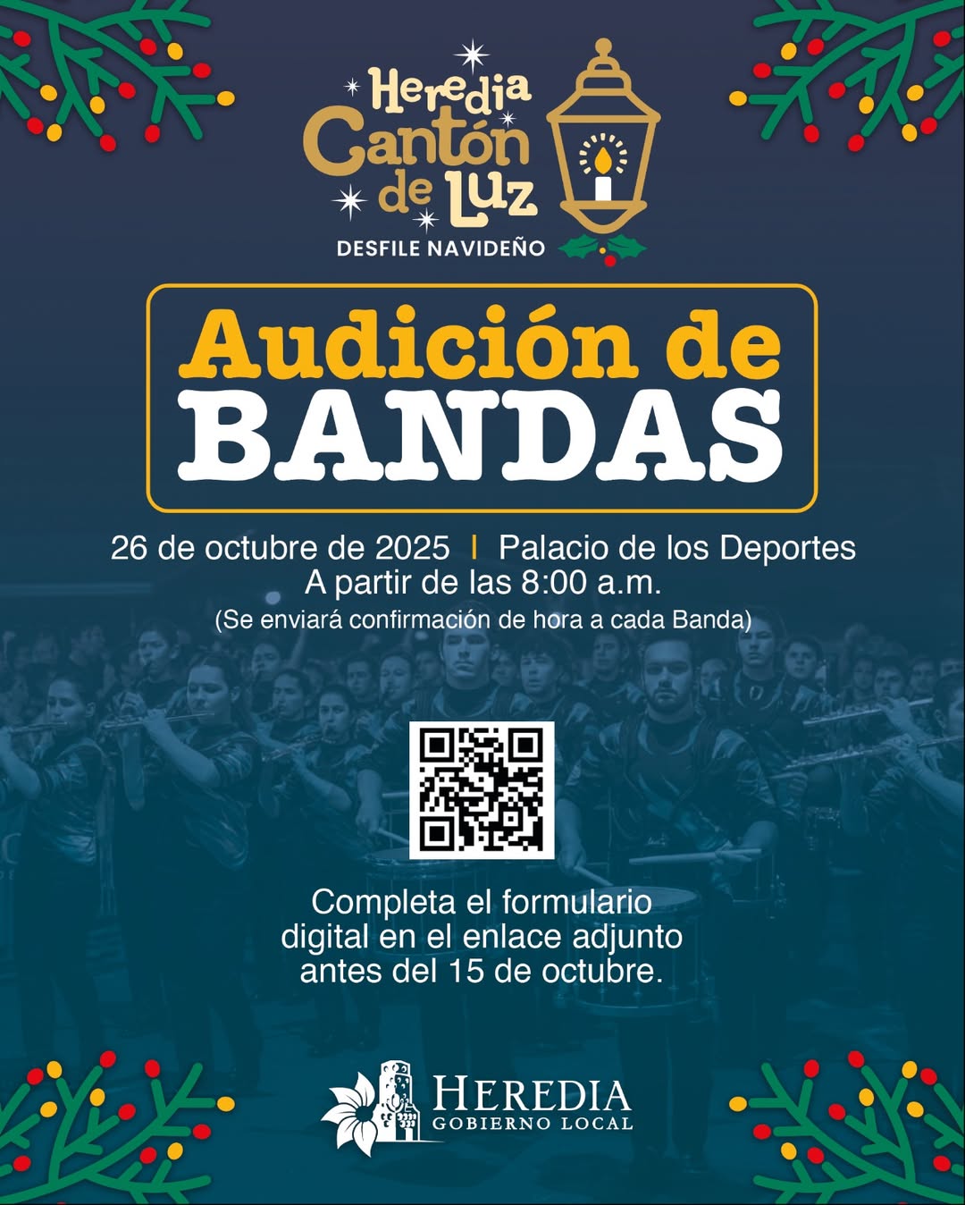 Bandas y agrupaciones de Heredia ya pueden inscribirse para vivir la experiencia Bandas y agrupaciones de Heredia ya pueden inscribirse para vivir la experiencia