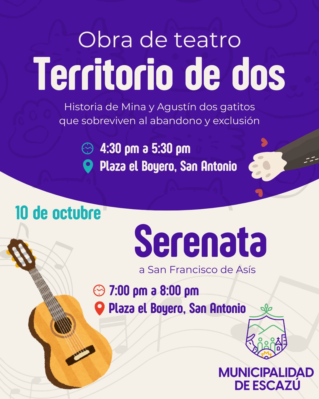 Costa Rica vibra este fin de semana con música, teatro, cine y más en distintos rincones del país Costa Rica vibra este fin de semana con música, teatro, cine y más en distintos rincones del país