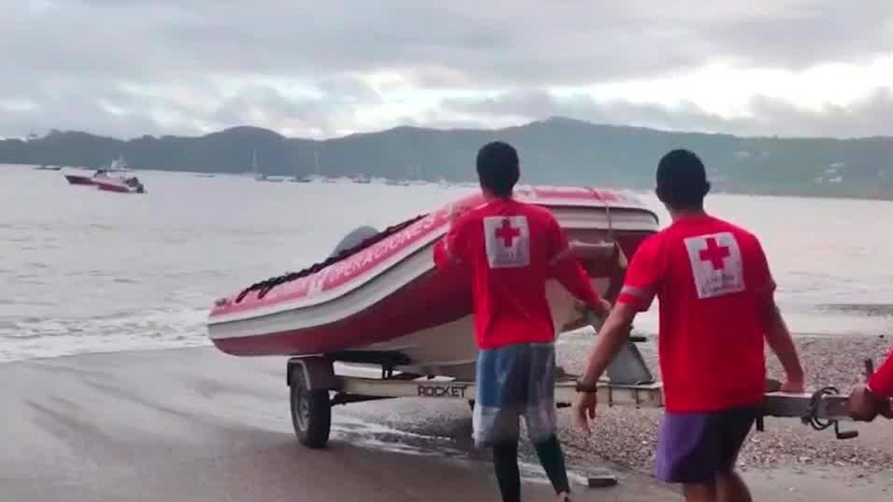 Cruz Roja desplegó amplios operativos de búsqueda en el mar