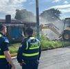 La responsabilidad del costo del derrumbe dependerá de su proceso (Policía Municipal de San José). La responsabilidad del costo del derrumbe dependerá de su proceso (Policía Municipal de San José).