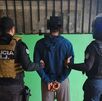 Uno de los detenidos por el OIJ en Orotina. (OIJ) Uno de los detenidos por el OIJ en Orotina. (OIJ)