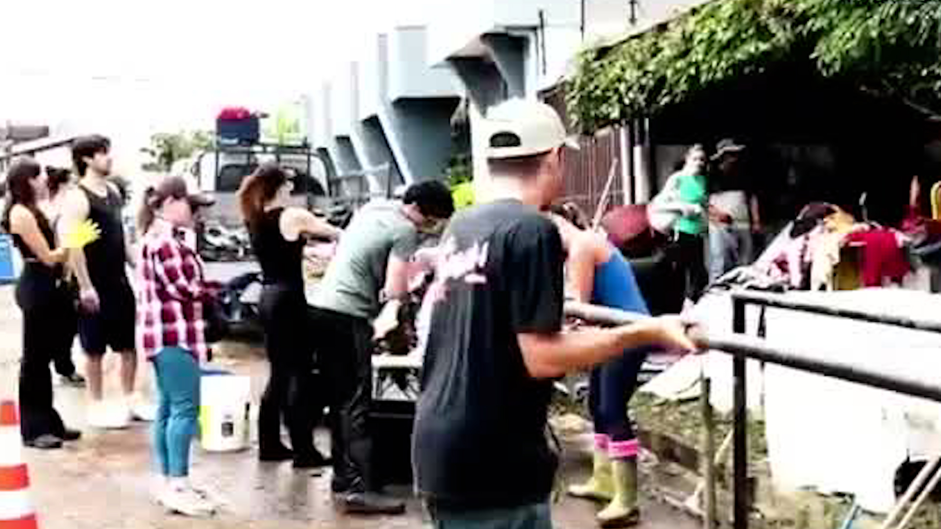 Inundaciones Barrio Dent: 35 familias afectadas