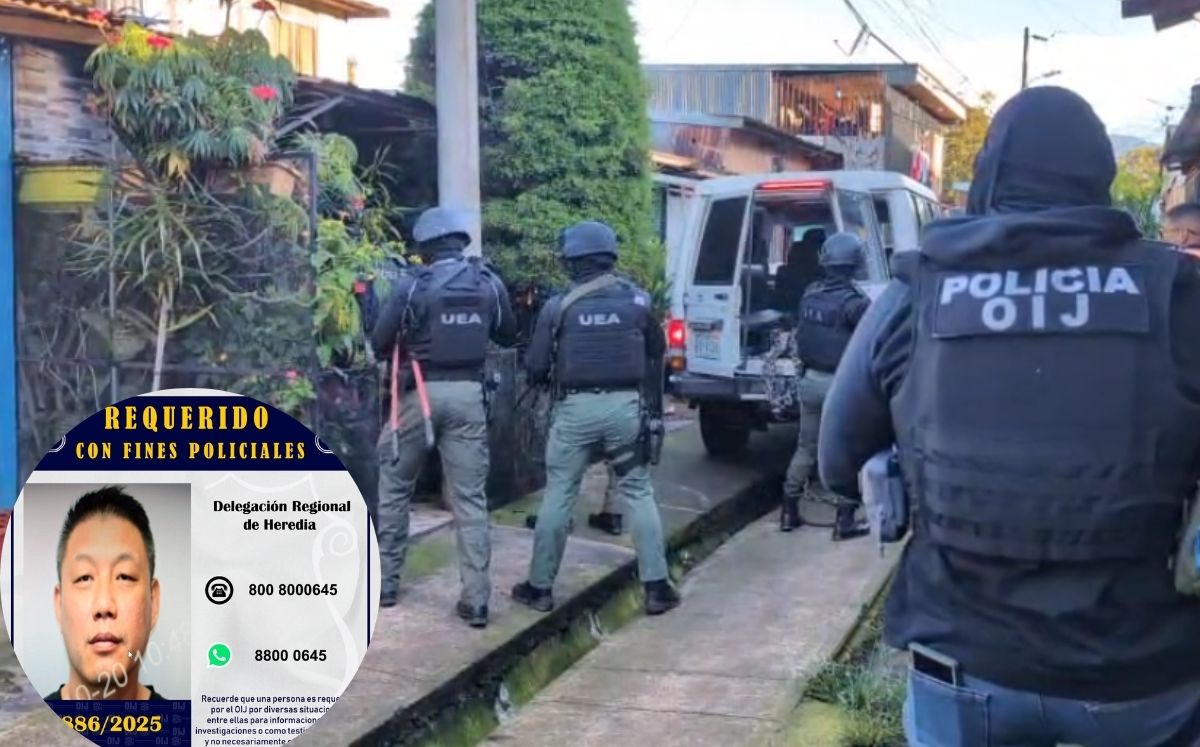 OIJ realizó varios allanamientos para detener esta banda criminal OIJ realizó varios allanamientos para detener esta banda criminal