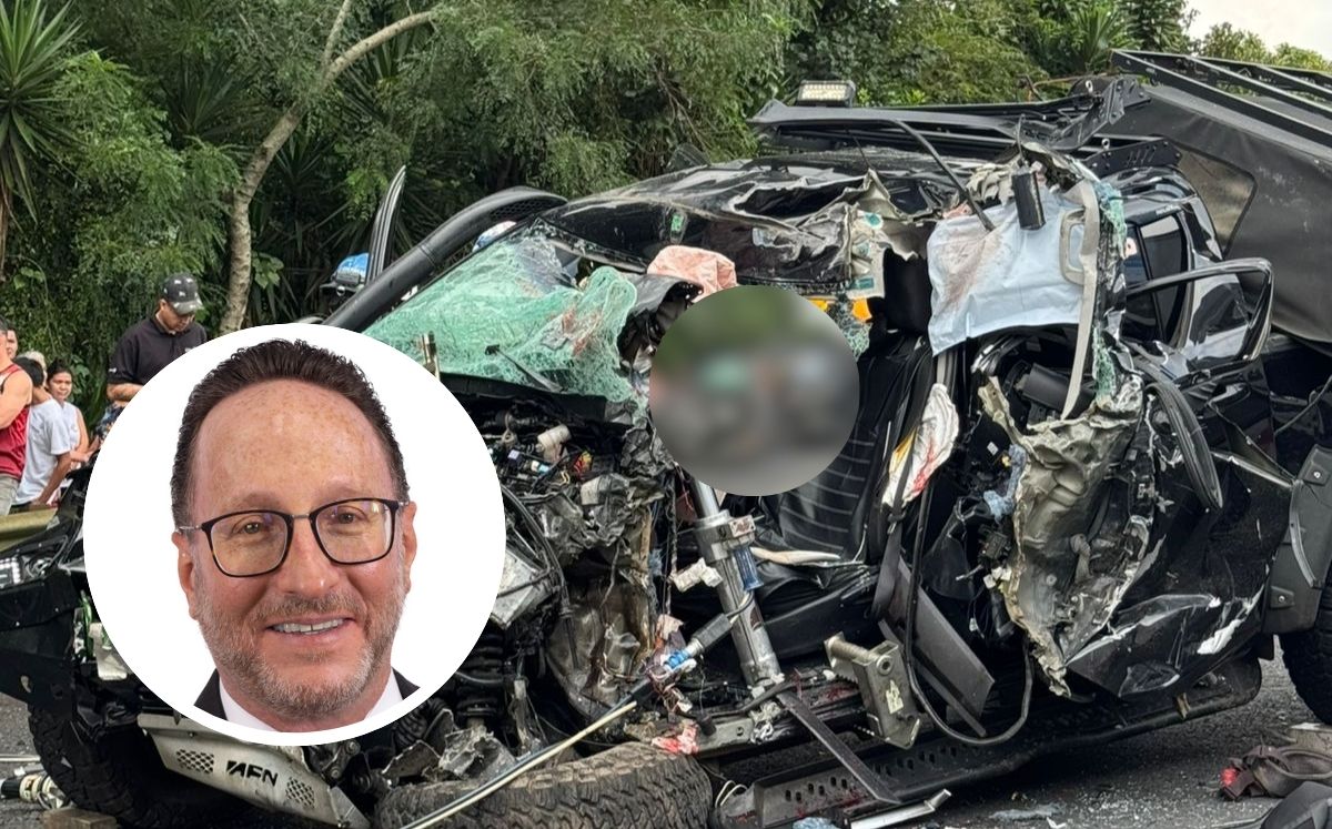 Eli Feinzaig herido en accidente.