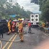 El vehículo en el que viajaban Eliécer Feinzaig y Érica Benavides quedó gravemente dañado tras el accidente en Palmares El vehículo en el que viajaban Eliécer Feinzaig y Érica Benavides quedó gravemente dañado tras el accidente en Palmares