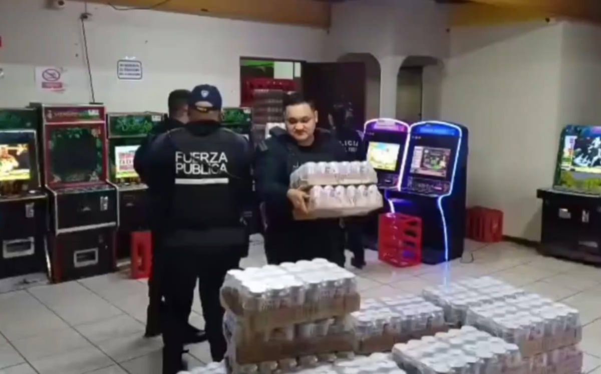 Operación Tolerancia Cero detecta licor ilegal en local de Alajuelita. (Fuerza Pública)