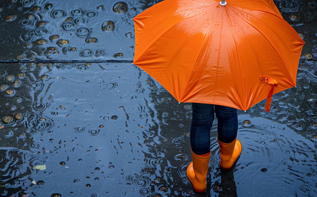 Huracán Melissa provoca condiciones lluviosas en gran parte del país este martes. (Freepik)